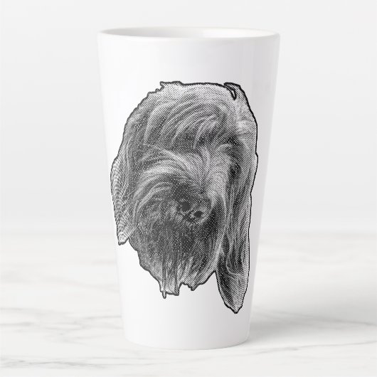 Spinone zachte pauze latte mok (Voorkant)