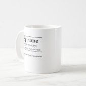 Spinoni de definitie koffiemok (Voorkant links)