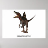 Spinosaurus 01 Afdruk Poster (Voorkant)