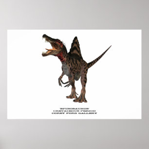 Spinosaurus 01 Afdruk Poster