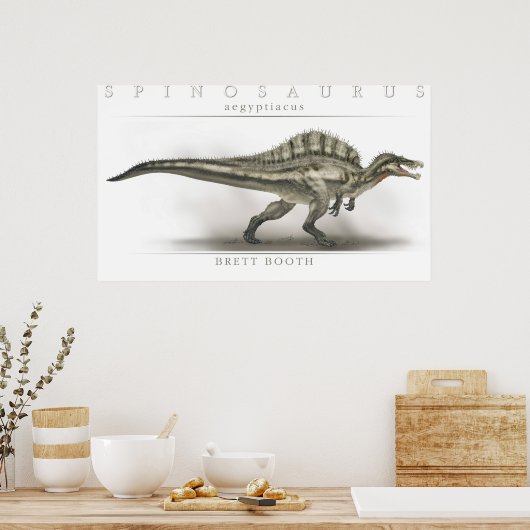 Spinosaurus aegypticus poster (Keuken)