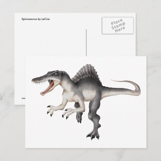 Spinosaurus Briefkaart (Voorkant / Achterkant)