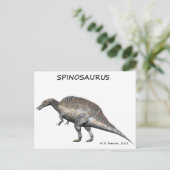 Spinosaurus Briefkaart (Staand voorkant)