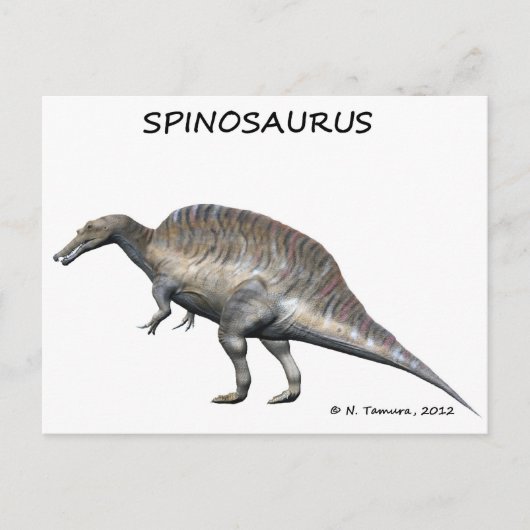 Spinosaurus Briefkaart (Voorkant)