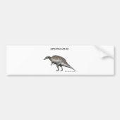 Spinosaurus Bumpersticker (Voorkant)