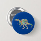 Spinosaurus dinosaur badge ronde button 5,7 cm (Voorkant /achterkant)