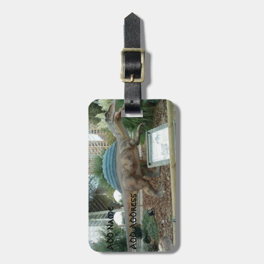 Spinosaurus Dinosaur Bagagelabel (Voorkant verticaal)