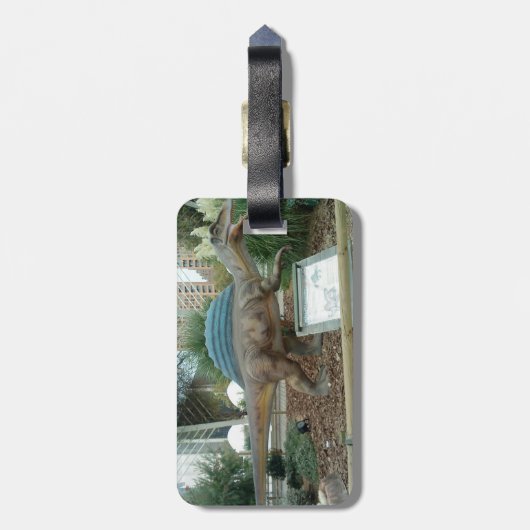 Spinosaurus Dinosaur Bagagelabel (Achterkant verticaal)