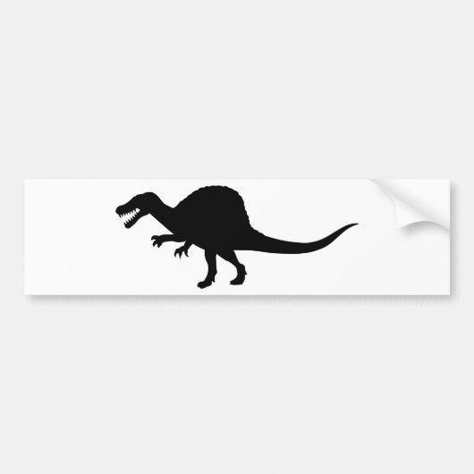 Spinosaurus Dinosaur Bumpersticker (Voorkant)