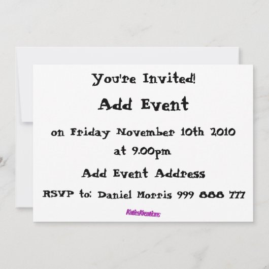 Spinosaurus Dinosaur Invitation Kaart (Achterkant)