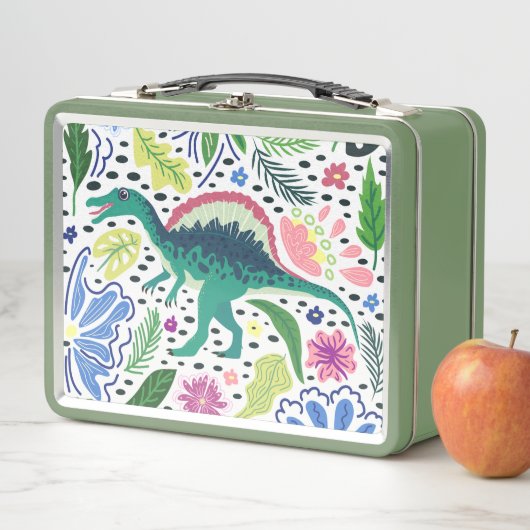Spinosaurus dinosaur lunchbox (In situ)