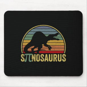 Spinosaurus - Dinosaur Pi-dag Grappige Wiskunde Pu Muismat
