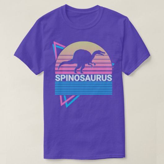 Spinosaurus Dinosaur Retro T-shirt (Design voorkant)