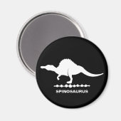 Spinosaurus Dinosaur Silhouet Magneet (Voorkant / Achterkant)