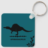Spinosaurus Dinosaur Silhouet Sleutelhanger (Achterkant)