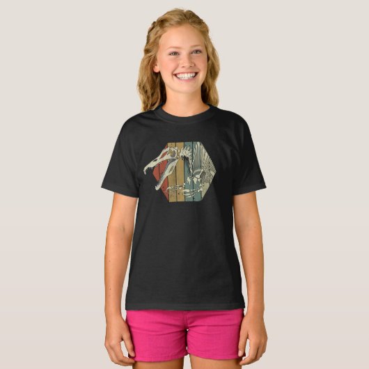 Spinosaurus Dinosaur Skeleton  T-shirt (Voorkant volledig)