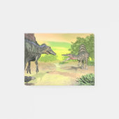 Spinosaurus dinosaurus gevecht - 3D rendering Post-it® Notes (Voorkant)
