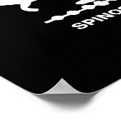 Spinosaurus Dinosaurus Silhouet Poster (Hoek)