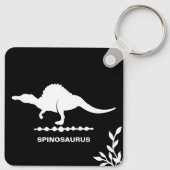 Spinosaurus dinosaurus silhouet sleutelhanger (Achterkant)