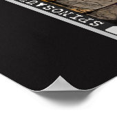 Spinosaurus Film Reel Dinosaur Archival Poster (Hoek)