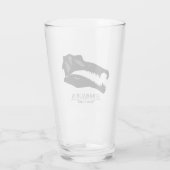Spinosaurus Glas (Achterkant)