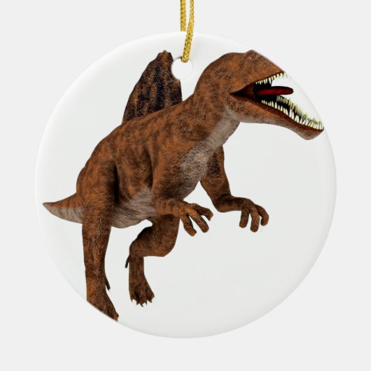 Spinosaurus Keramisch Ornament (Voorkant)