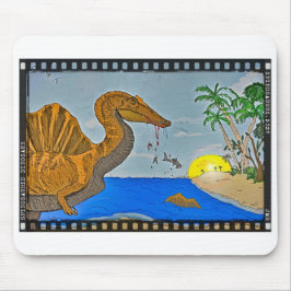 Spinosaurus Mouse pad cretaceous beach Film Strip Muismat