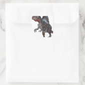 Spinosaurus onderweg vierkante sticker (Tas)