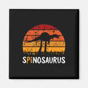 Spinosaurus Pi dag Retro Wiskunde Symbolen Onderwi Magneet