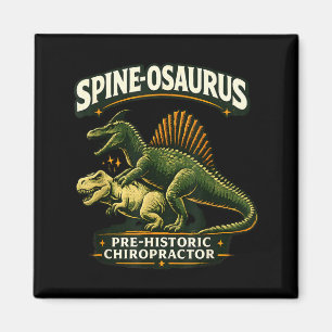 Spinosaurus prehistorische chiropractor grappig magneet