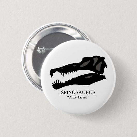Spinosaurus Ronde Button 5,7 Cm (Voorkant /achterkant)