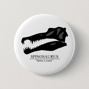 Spinosaurus Ronde Button 5,7 Cm