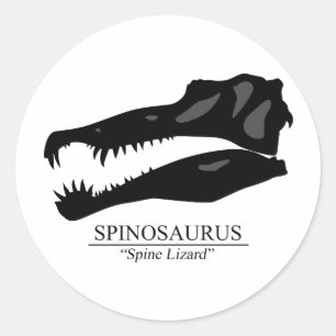 Spinosaurus Ronde Sticker