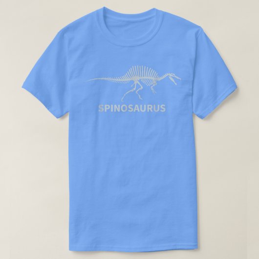 Spinosaurus Skeleton blijft Spinosaurus Dinosaur T-shirt (Design voorkant)