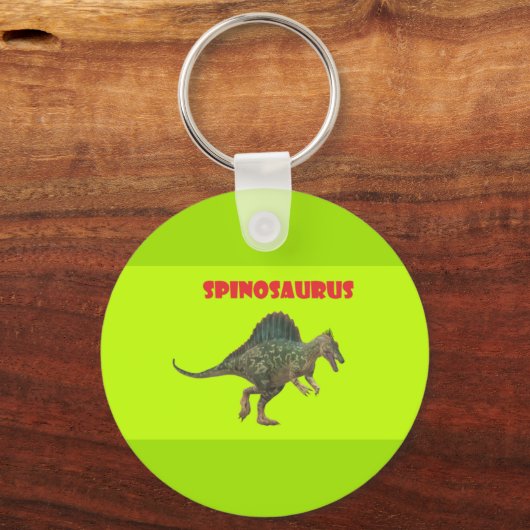 Spinosaurus Sleutelhanger, basis-Button Sleutelhan Sleutelhanger (Voorkant)