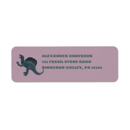 Spinosaurus Speelgoed Dinosaur Return Address Etiket