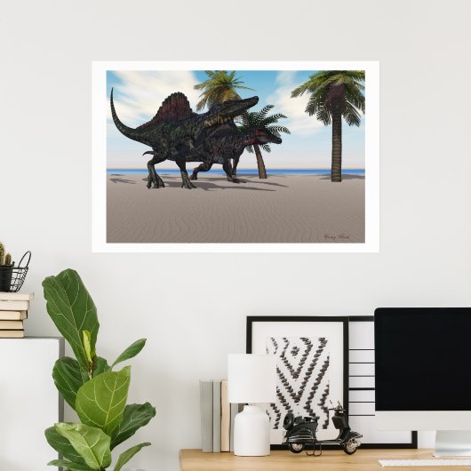 Spinosaurus Walking Print (Thuiskantoor)