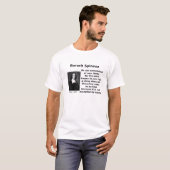 Spinoza, over nieuwe ideeën t-shirt (Voorkant volledig)