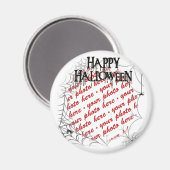 Spinrag in de Hoek Halloween Fotolijst Magneet (Voorkant / Achterkant)