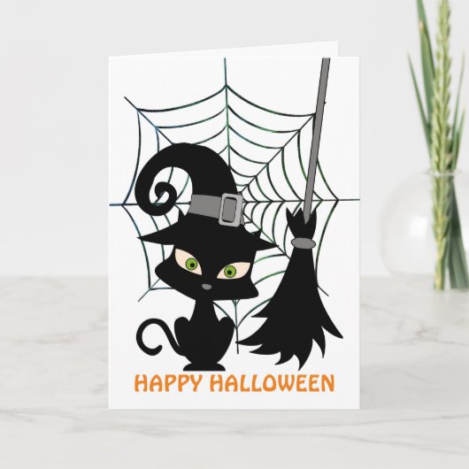 Spinrag weg, 5" x 7" gevouwen kaart (Voorkant)