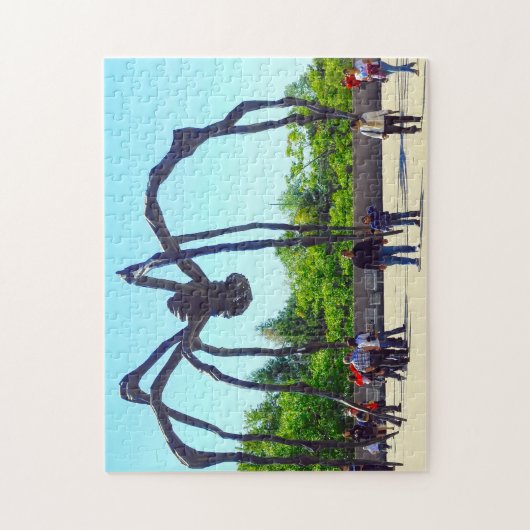 Spinsculptuur Ottawa. Legpuzzel (Verticaal)