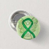 Spinskoord Letsel engel Bewustheid Koolstofpijpen Ronde Button 3,2 Cm (Voorkant /achterkant)