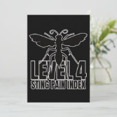 Spinspoelspin Wasp Tarantula Hawk Kaart (Staand voorkant)