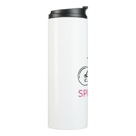 Spinster leuk design thermosbeker (Gedraaid links)