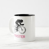 Spinster leuk design tweekleurige koffiemok (Voorkant links)