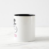 Spinster leuk design tweekleurige koffiemok (Center)