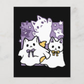 Spint-anormal Cat-tivity - Halloween Cat Design Flyer (Achterkant)