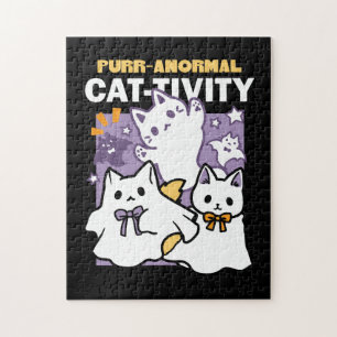 Spint-anormal Cat-tivity - Halloween Cat Design Legpuzzel