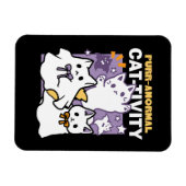 Spint-anormal Cat-tivity - Halloween Cat Design Magneet (Horizontaal)