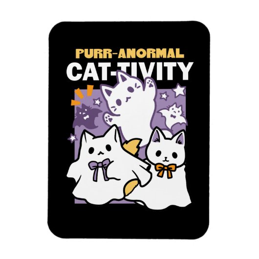 Spint-anormal Cat-tivity - Halloween Cat Design Magneet (Verticaal)